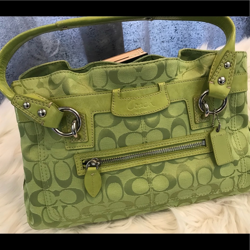 Authentic Large Coach Bag Signature C. EUC